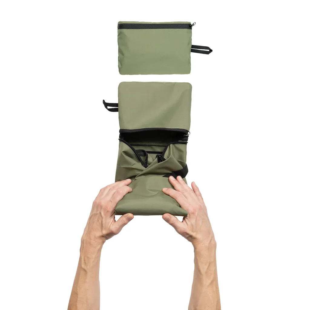 Dillon AWARE™ RPET faltbare Sporttasche, grün – Bild 5