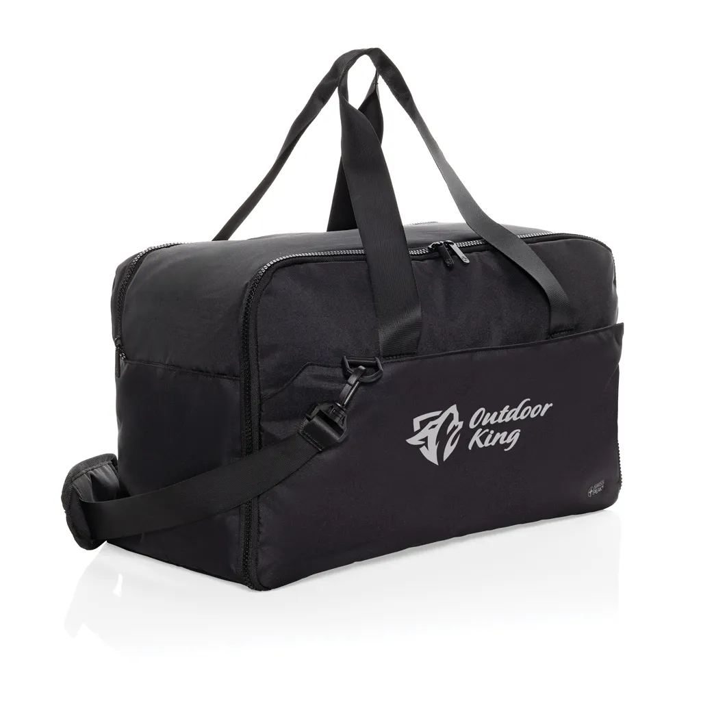 Swiss Peak Aware™ RPET 15,6" Laptop-Wochenendtasche, schwarz – Bild 7