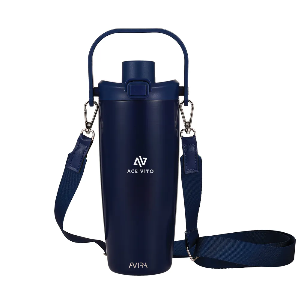 Avira Ayala Crossbody Duosip Becher aus RCS rec. Stahl, navy blau – Bild 9