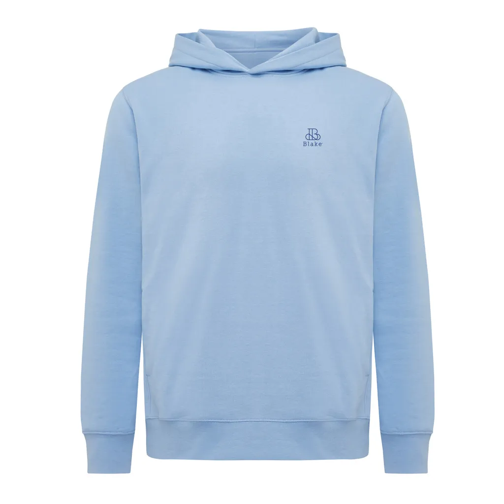 IQONIQ Yengo Hoodie mit Seitentaschen aus rec. Baumwolle, sky blue – Bild 3