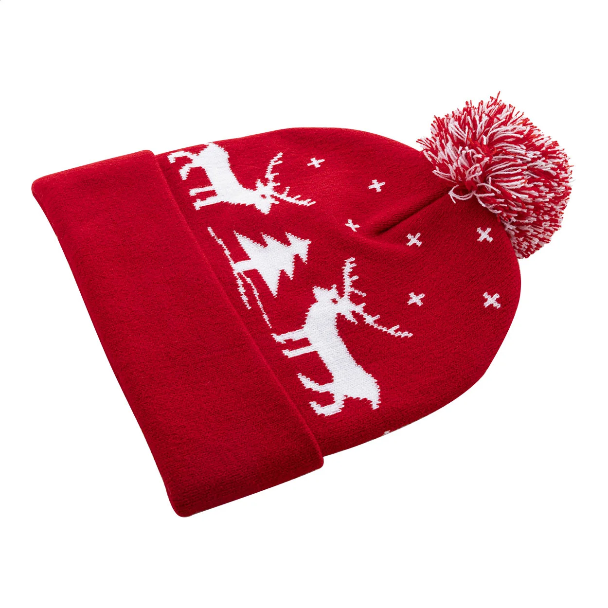 Weihnachtswintermütze Skandimos, rot – Bild 3