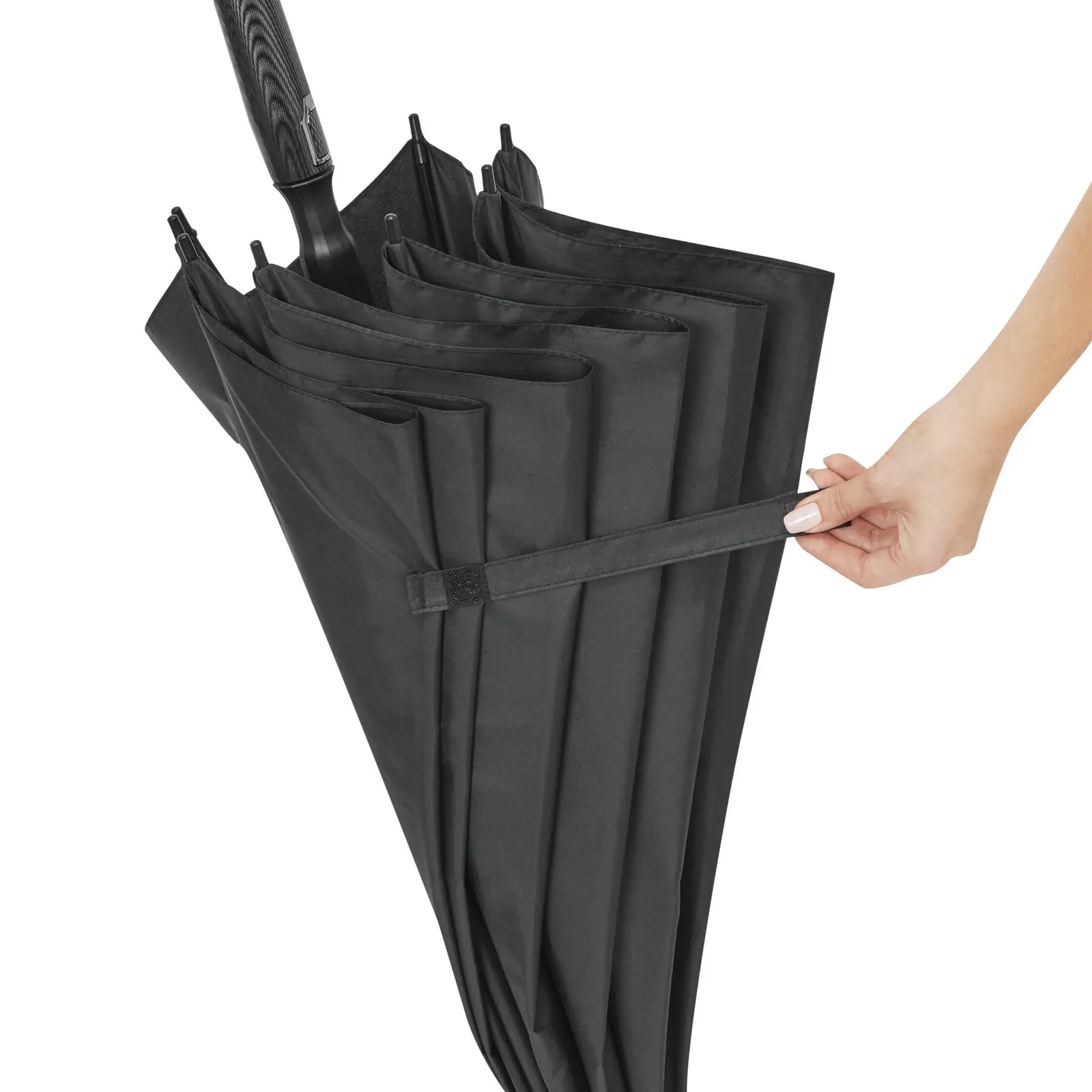 BLIZZARD Umbrella, Automatik-Stockschirm, grau – Bild 11