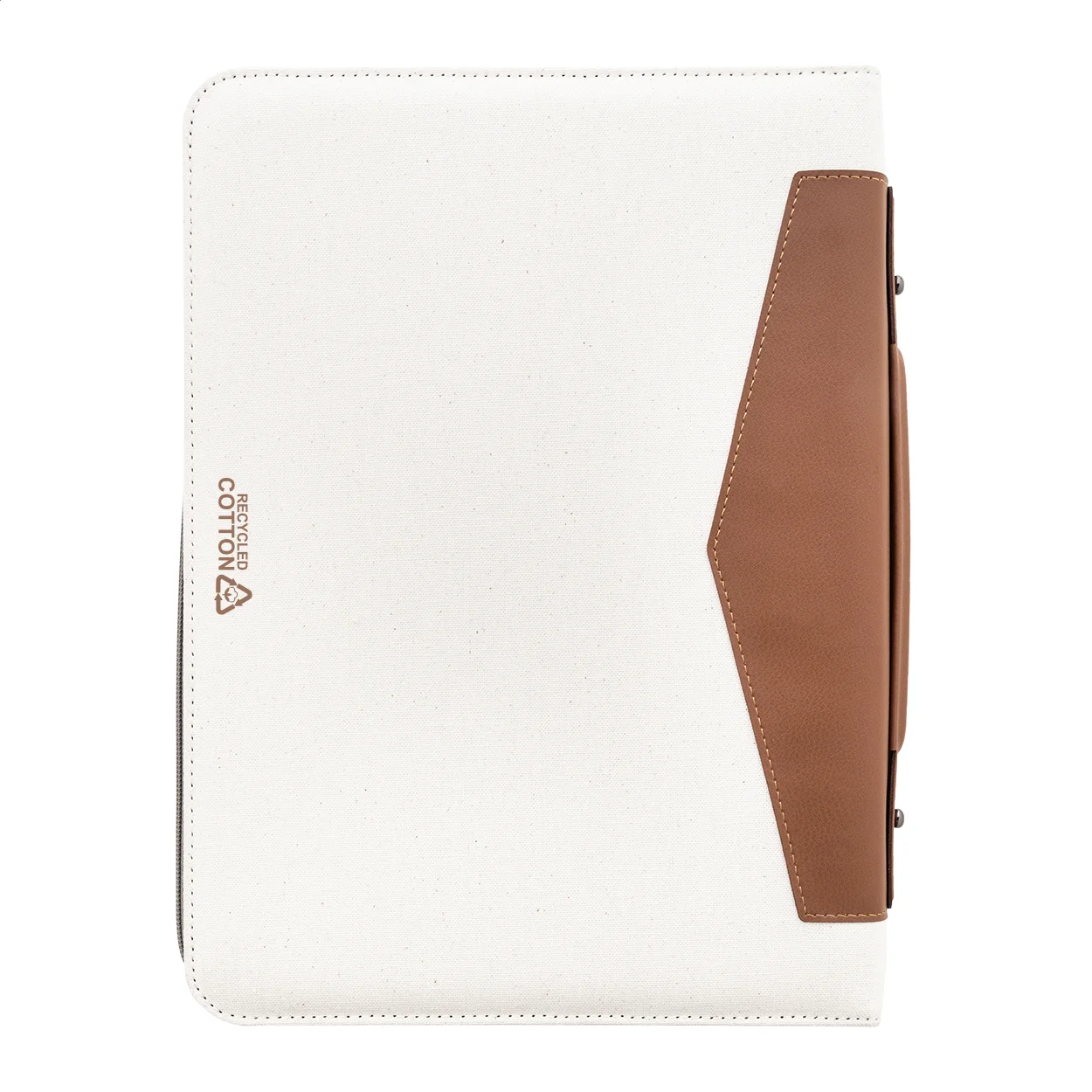 Dokumentenmappe Carbasa Zip aus recyceltem Canvas, natur – Bild 7