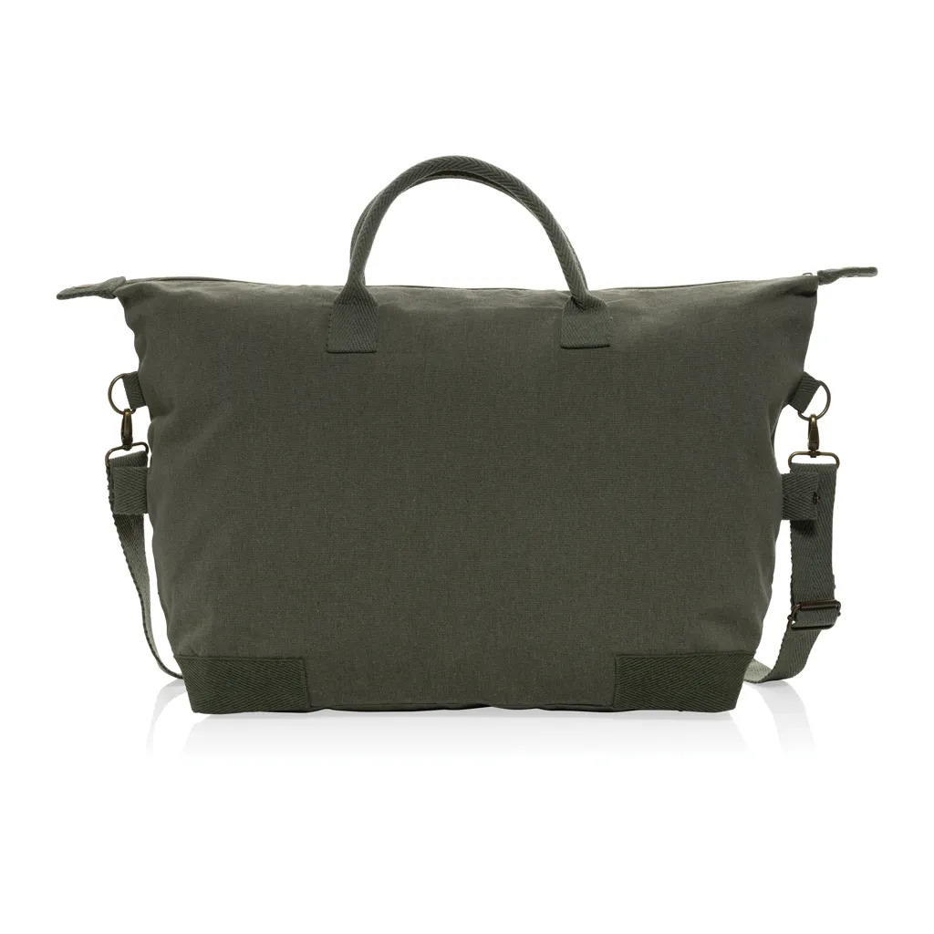 Kezar AWARE™ 500g/m² Wochenendtasche aus recyceltem Canvas, grün – Bild 4