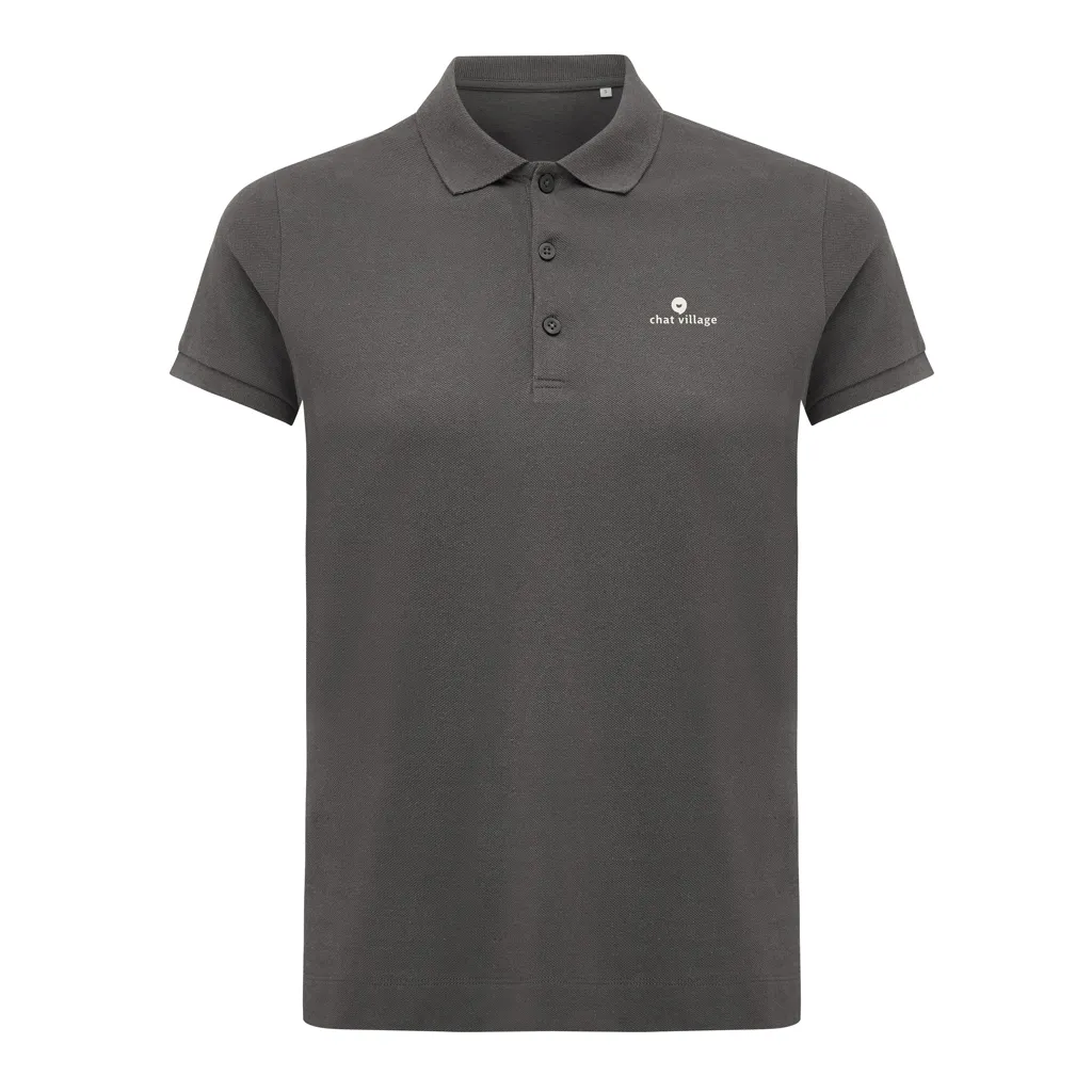 IQONIQ Yosemite Damen Piqué-Poloshirt aus rec. Baumwolle, anthrazit – Bild 3