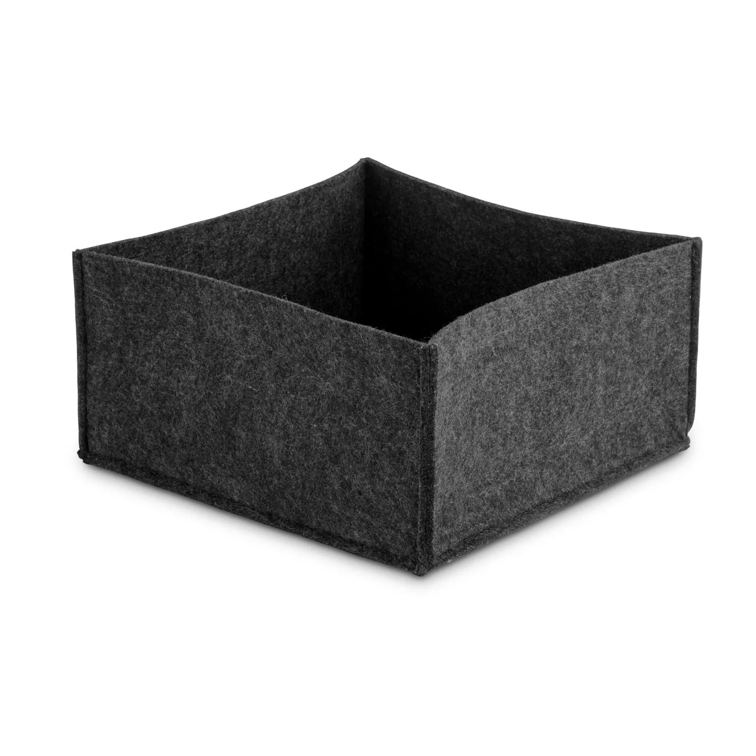 ROMINOX® Veganer Filzkorb // Corbo, grau – Bild 2