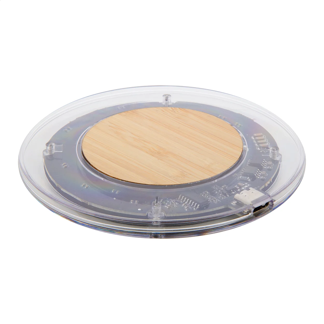 transparenter Wireless-Charger SeeCharge, natur, transparent – Bild 4