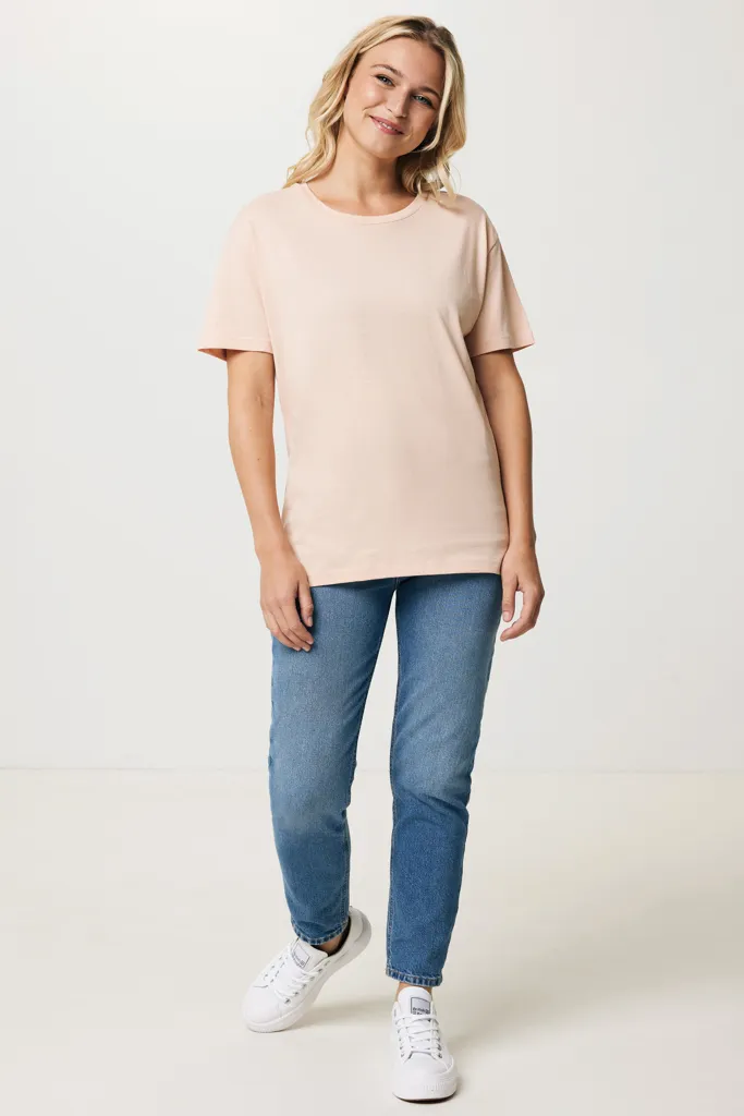 IQONIQ Yala Damen T-Shirt aus recycelter Baumwolle, peach nectar – Bild 4