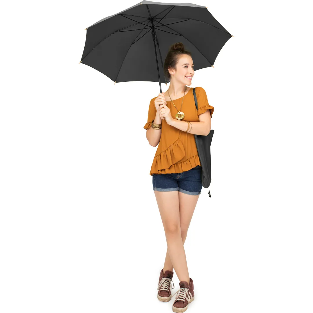 AC-Stockschirm ÖkoBrella, schwarz wS – Bild 9