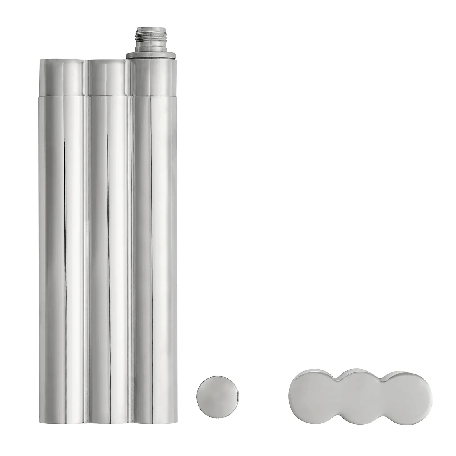 CIGAR STYLE - Flachmann silber, silber – Bild 4