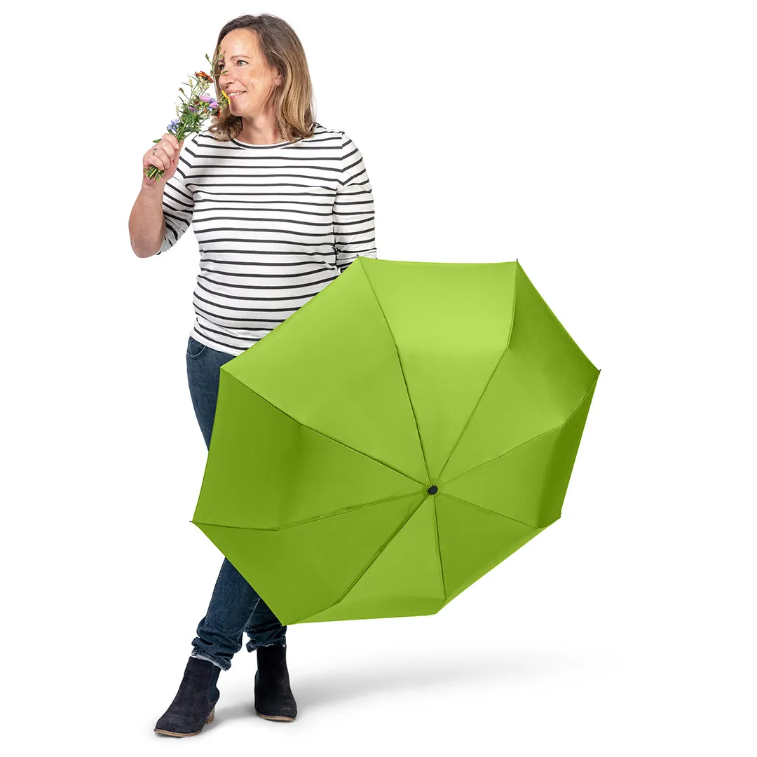 Taschenschirm ÖkoBrella, Ø 98 cm, Länge 27 cm, limette wS – Bild 9