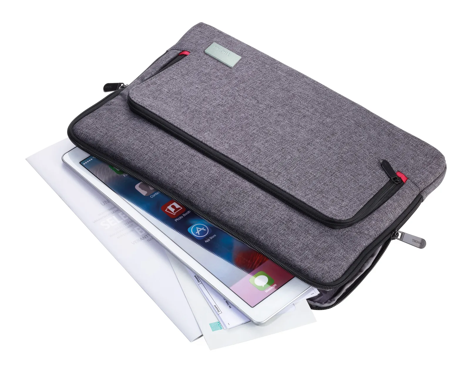 Portfoliotasche MON CARRY, anthrazit/schwarz – Bild 2