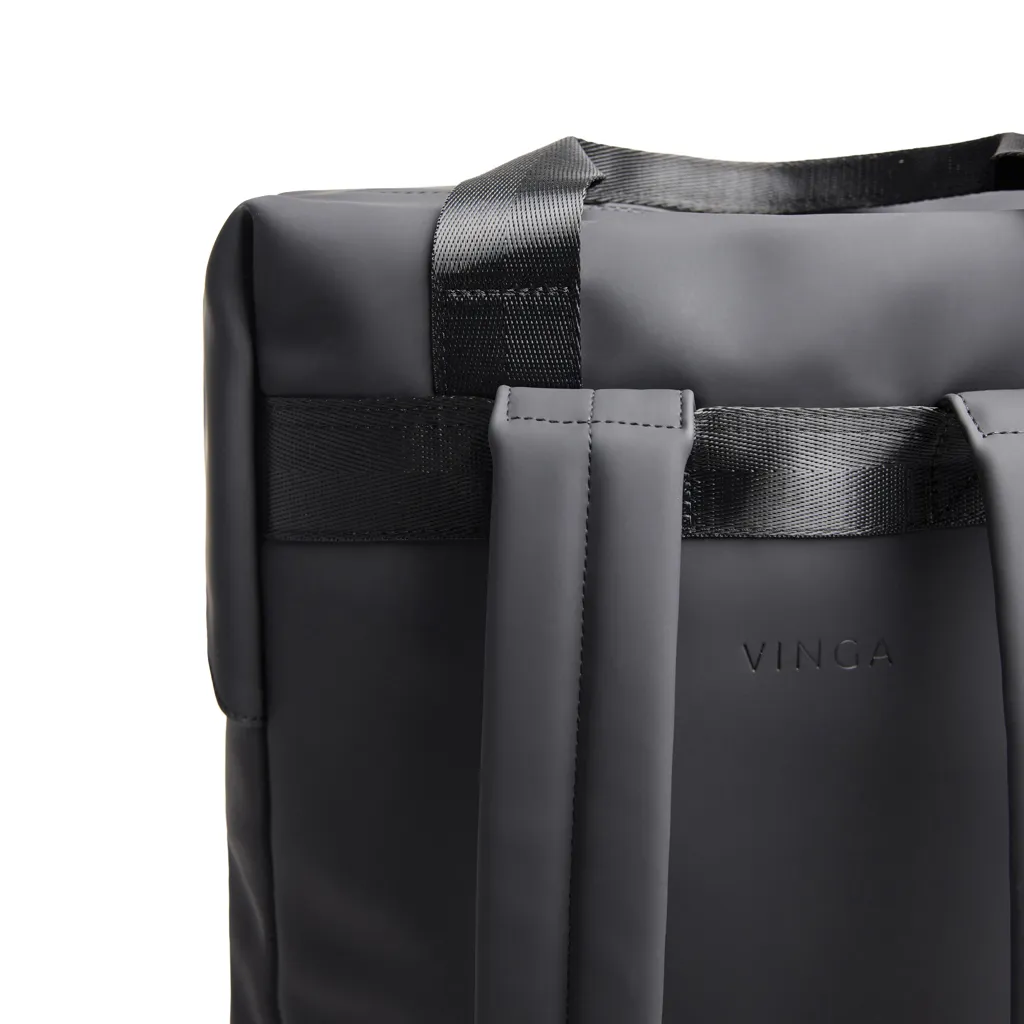 VINGA Baltimore RCS Tote Rucksack, schwarz – Bild 4