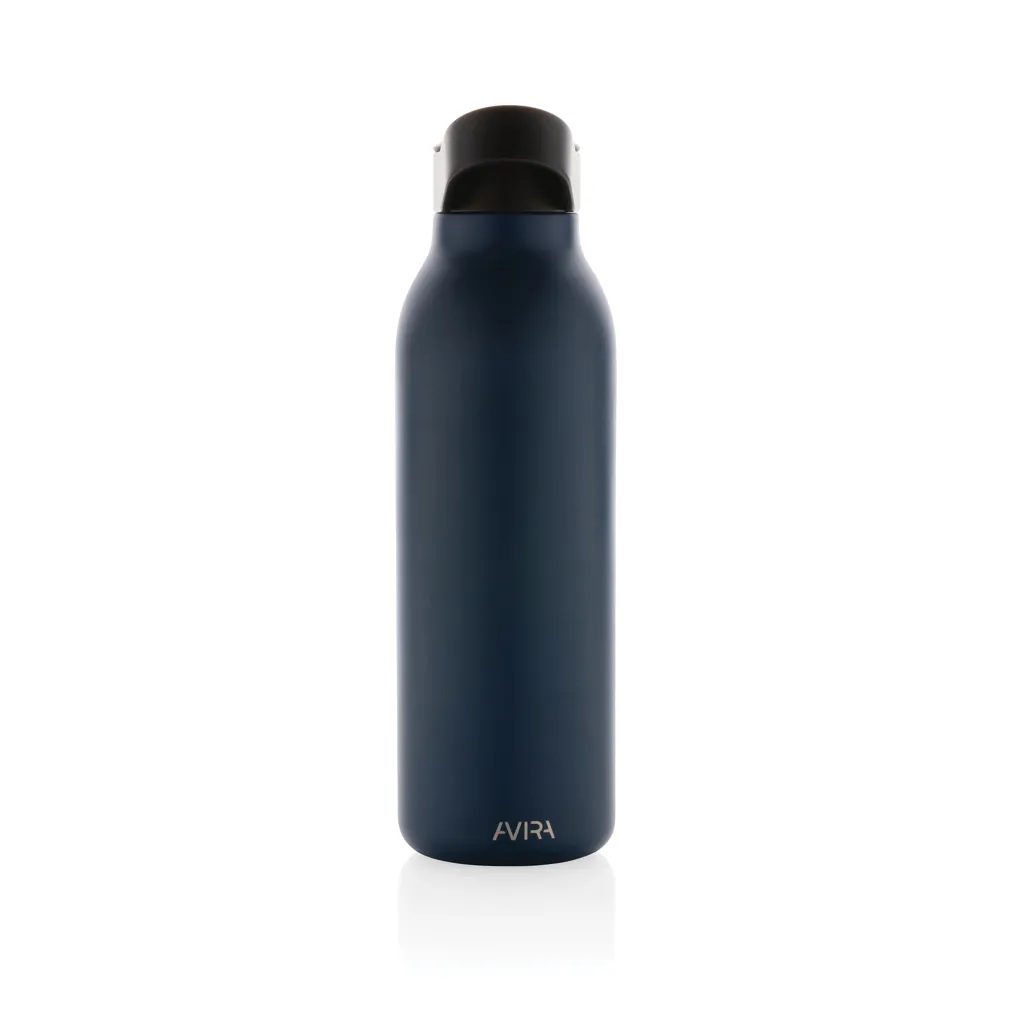 Avira Ara RCS Re-Steel Fliptop Wasserflasche 500ml, navy blau – Bild 3