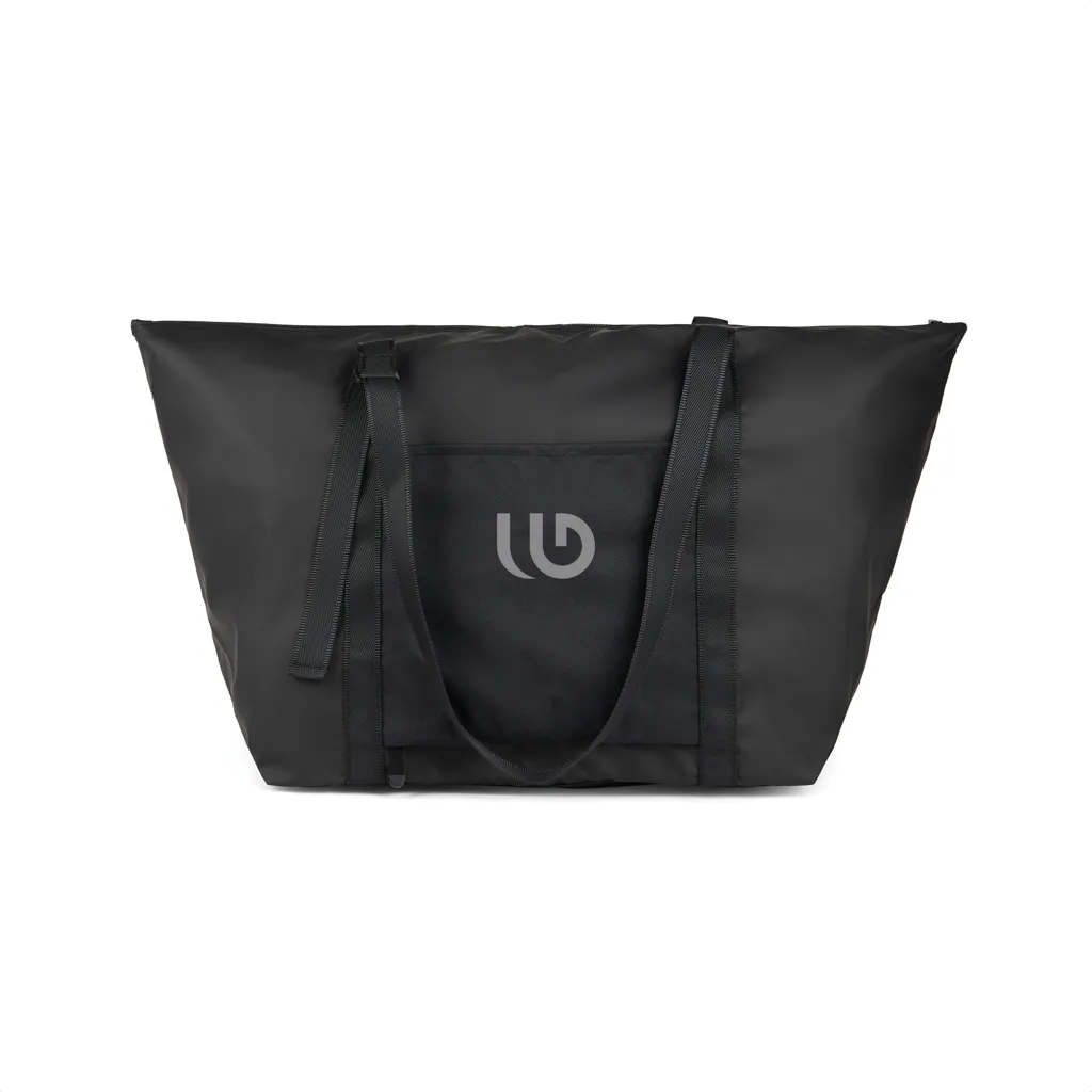 VINGA Livorno Wochenendtasche aus GRS recyceltem Polyester, schwarz – Bild 5