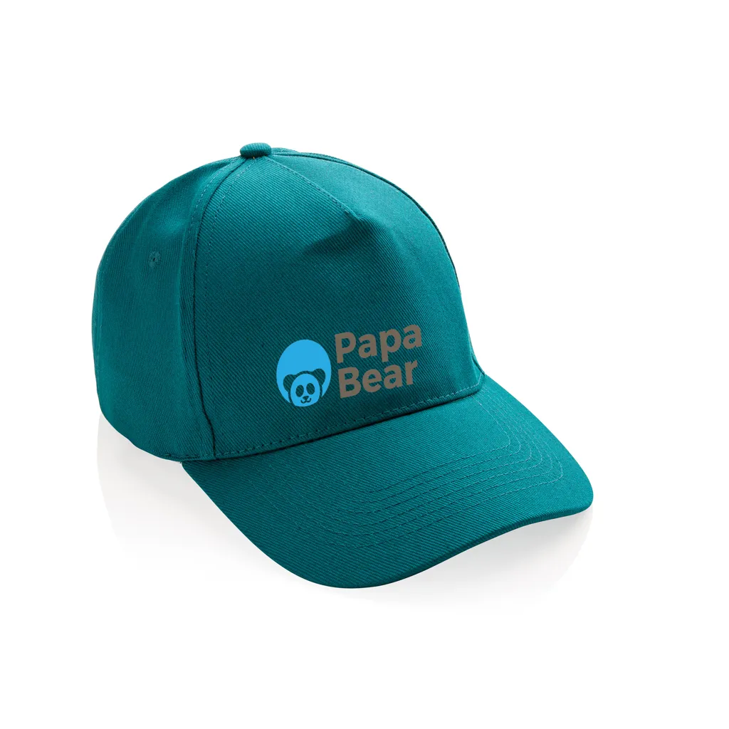 Impact 5 Panel Kappe aus 280gr rCotton mit AWARE™ Tracer, verdigris – Bild 7