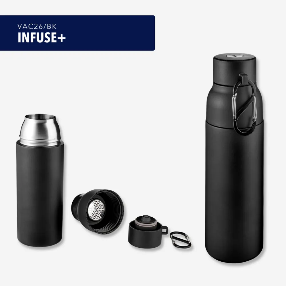 Thermoflasche INFUSE+ schwarz, schwarz – Bild 6