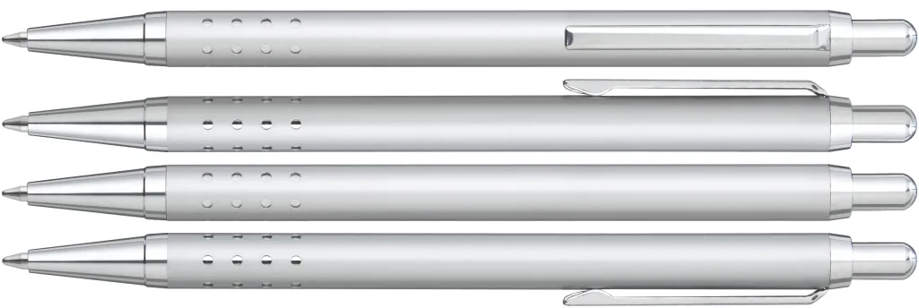 SLIMLINE Druckkugelschreiber silber, silber – Bild 2