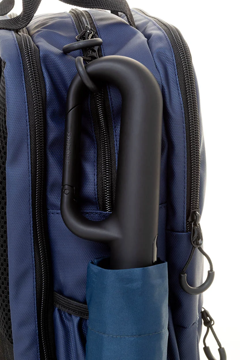 RPET Taschenschirm Carabell, dunkelblau – Bild 7