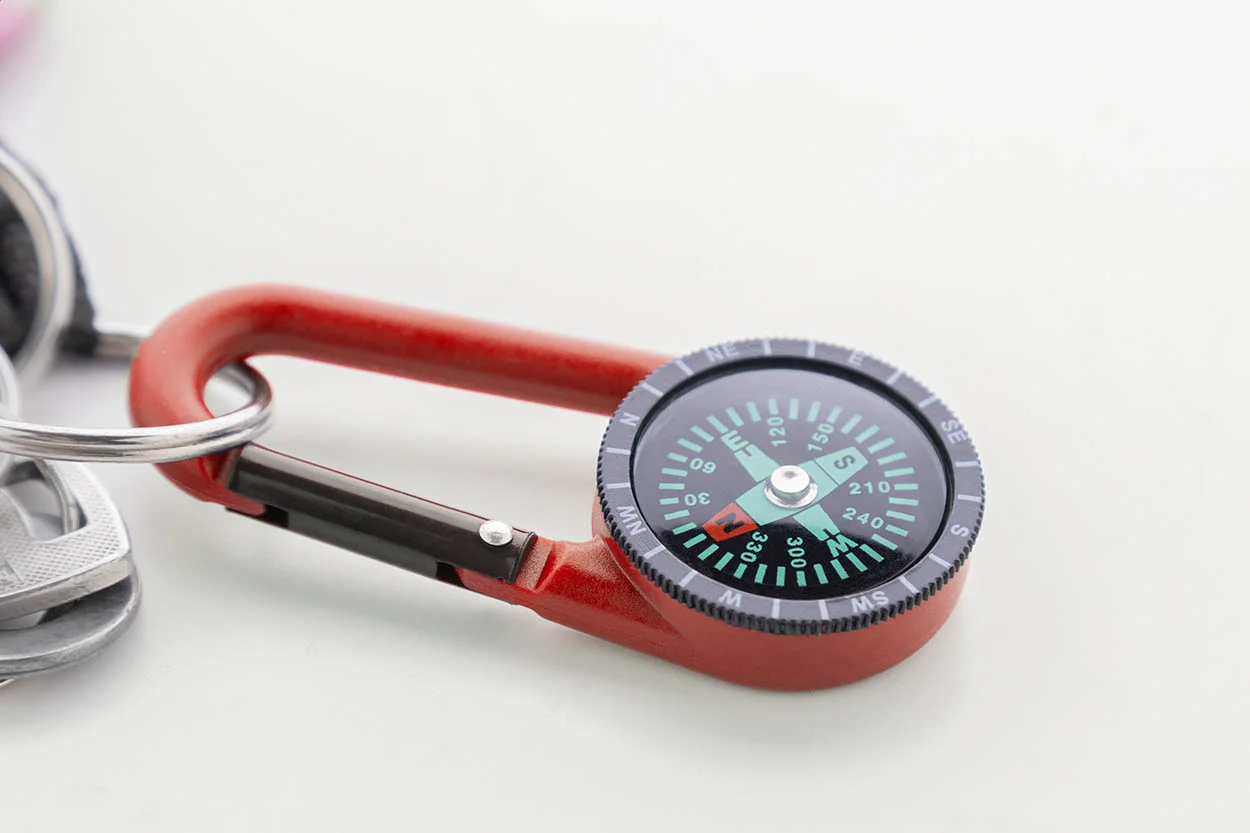 Karabiner Edmund, rot, schwarz – Bild 4