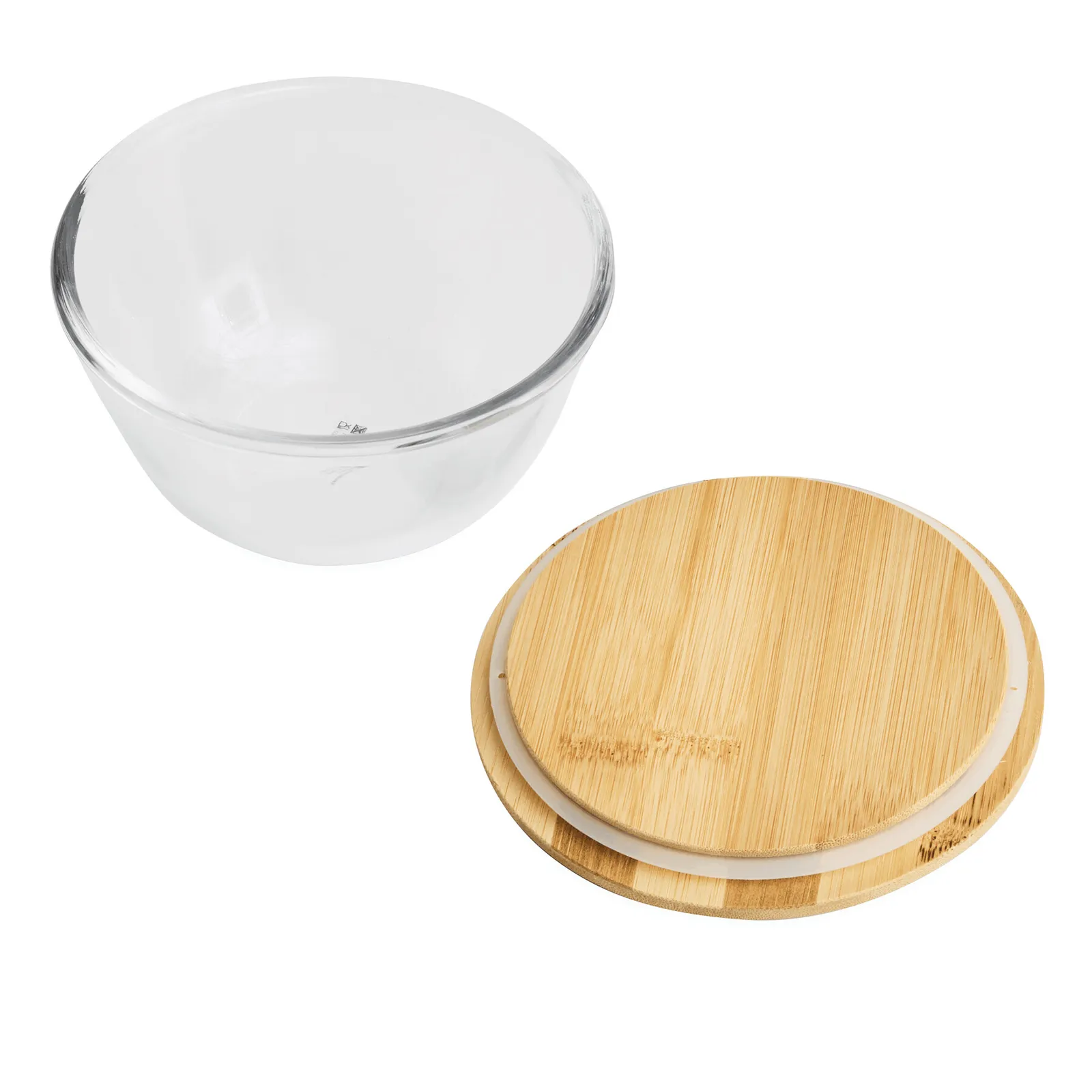 FRESH LUNCH - Glasschüssel braun, transparent, braun, transparent – Bild 2