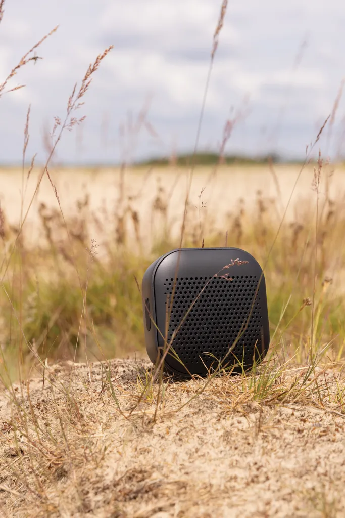Soundbox 3W Lautsprecher aus RCS recyceltem Kunststoff, schwarz – Bild 7