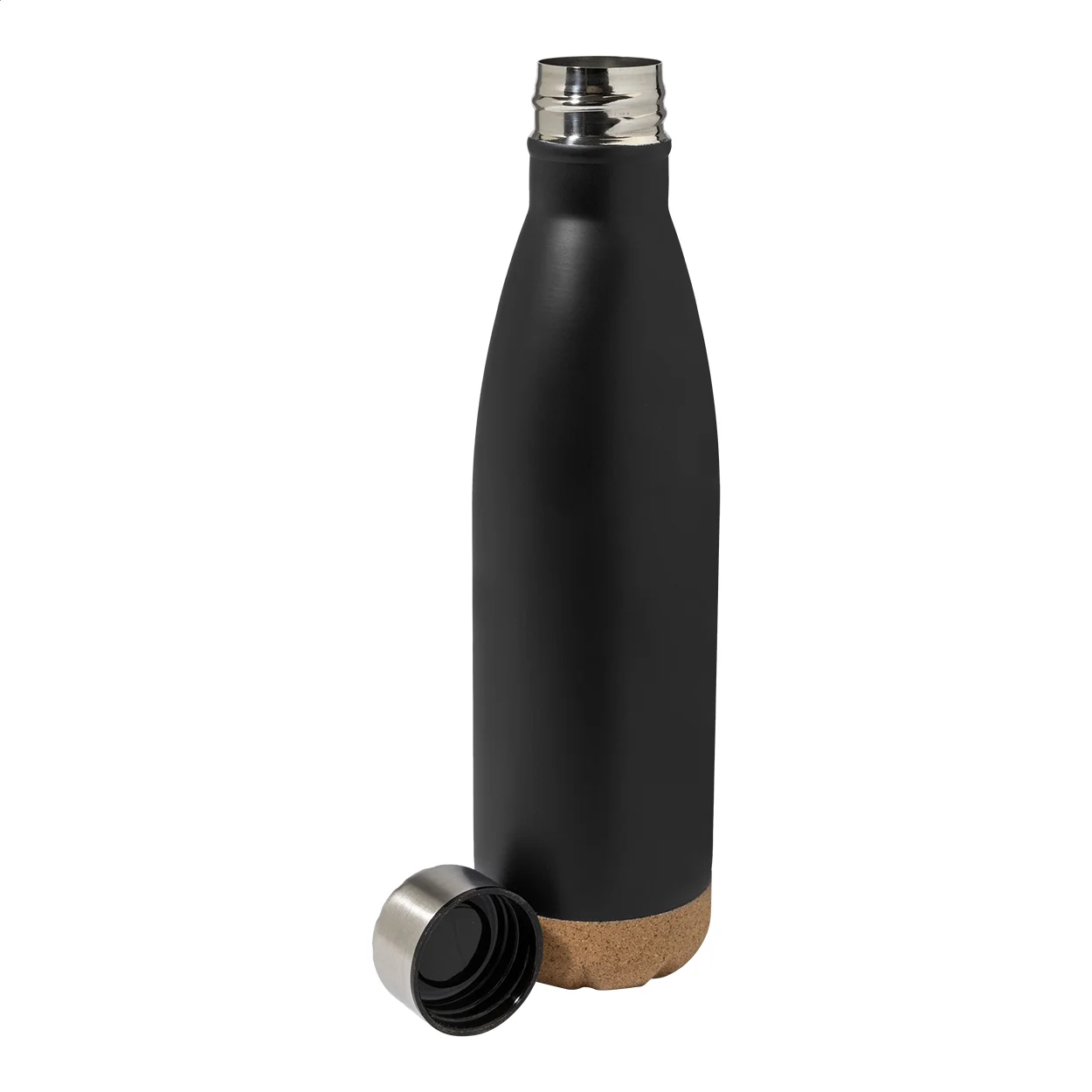 Edelstahl-Trinkflasche Nocov, schwarz – Bild 2
