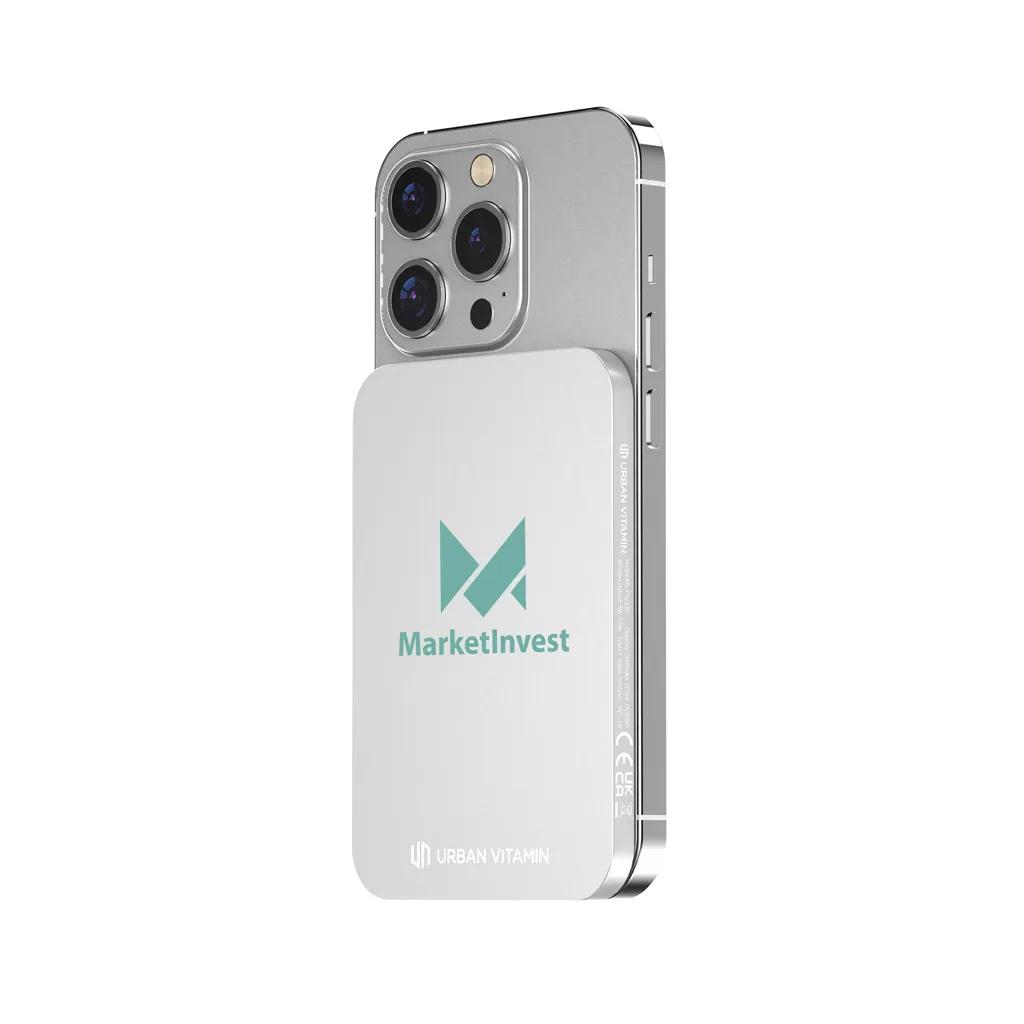 Urban Vitamin Burbank 3000mAh Powerbank aus RCS Plastik/Alu, silber – Bild 13