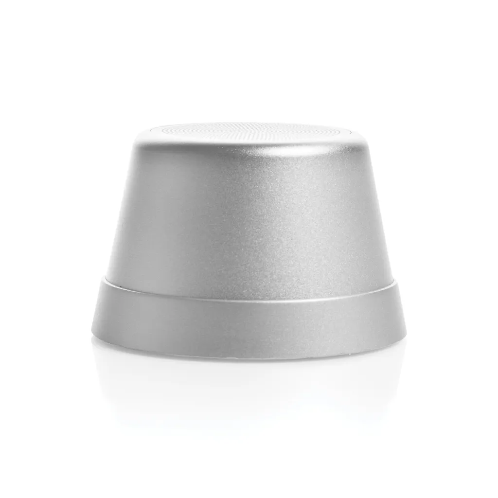 Nivio magnetischer 5W-Speaker aus RCS recyceltem Aluminium, silber – Bild 4