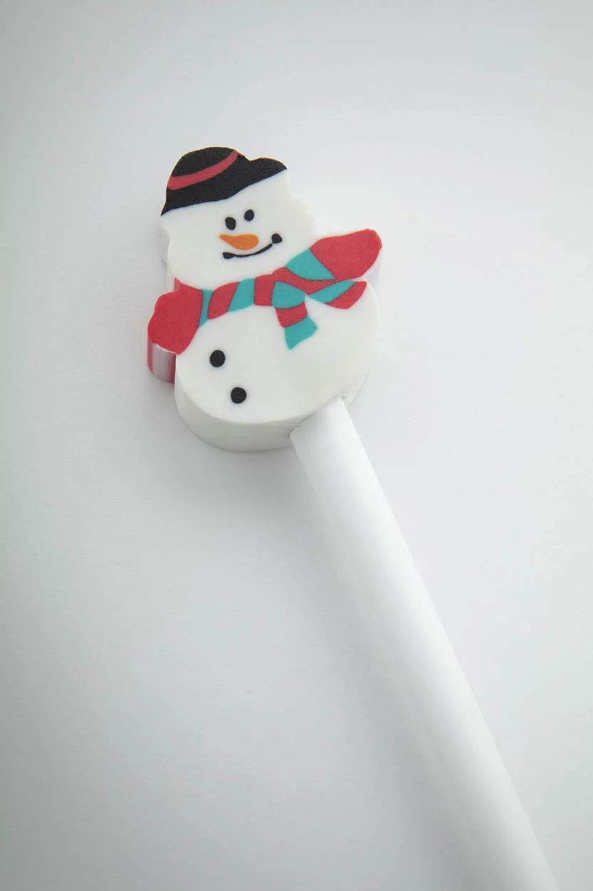 Bleistift Ramsvika mit Weihnachtsfigur, Weihnachtsbaum, weiß – Bild 2