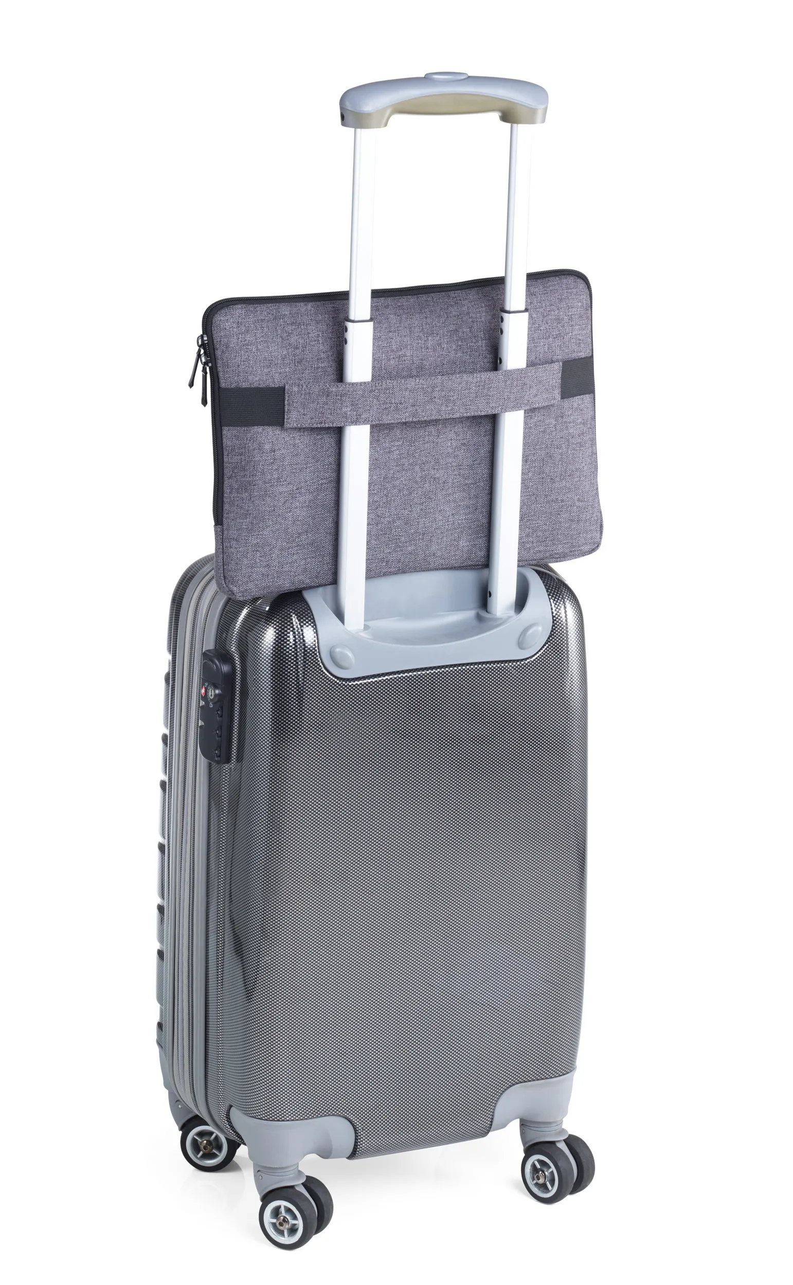 Portfoliotasche MON CARRY, anthrazit/schwarz – Bild 4