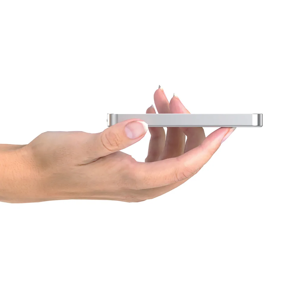 Urban Vitamin Marin 5.000mAh magnet. 15W Wireless Powerbank, silber – Bild 7