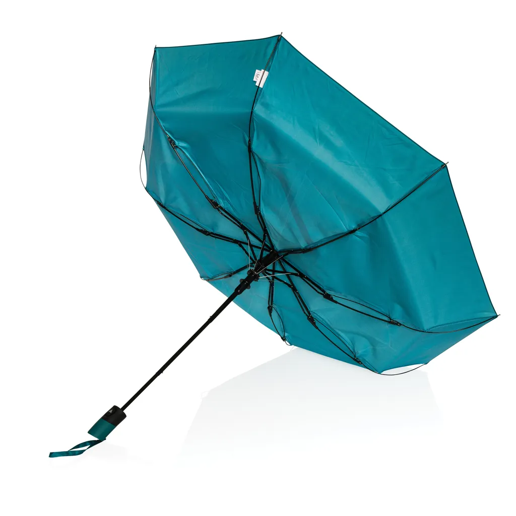 21" Impact AWARE™ 190T Mini-Regenschirm mit Auto-Open, verdigris – Bild 3