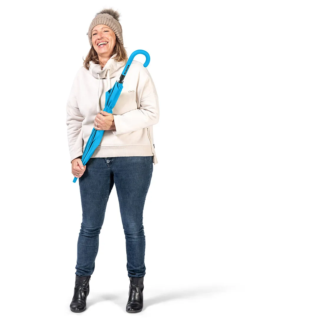Stockschirm FARE® Fashion AC, cyan – Bild 5