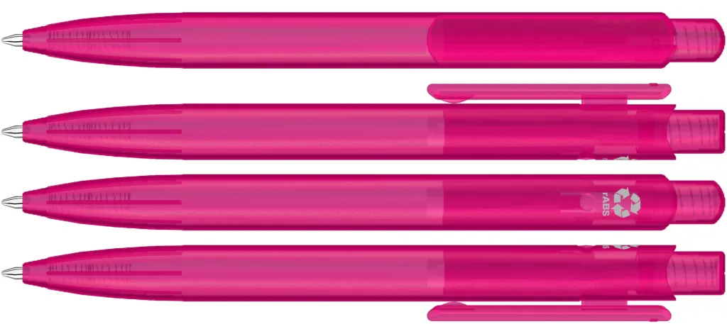 STAGE frozen RECY Druckkugelschreiber magenta, magenta – Bild 2