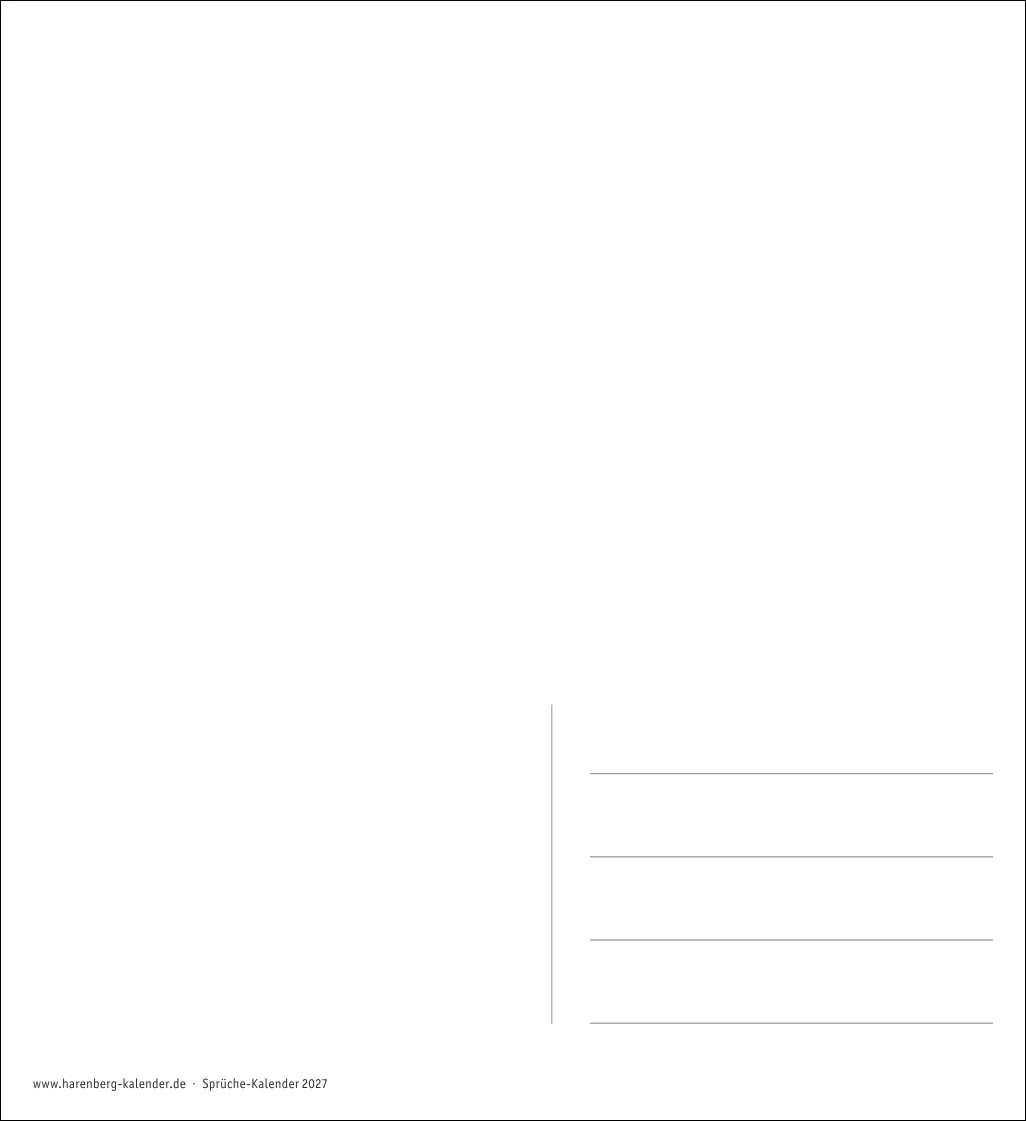 Positive-Sprüche-Kalender Postkartenkalender 2027 – Bild 3