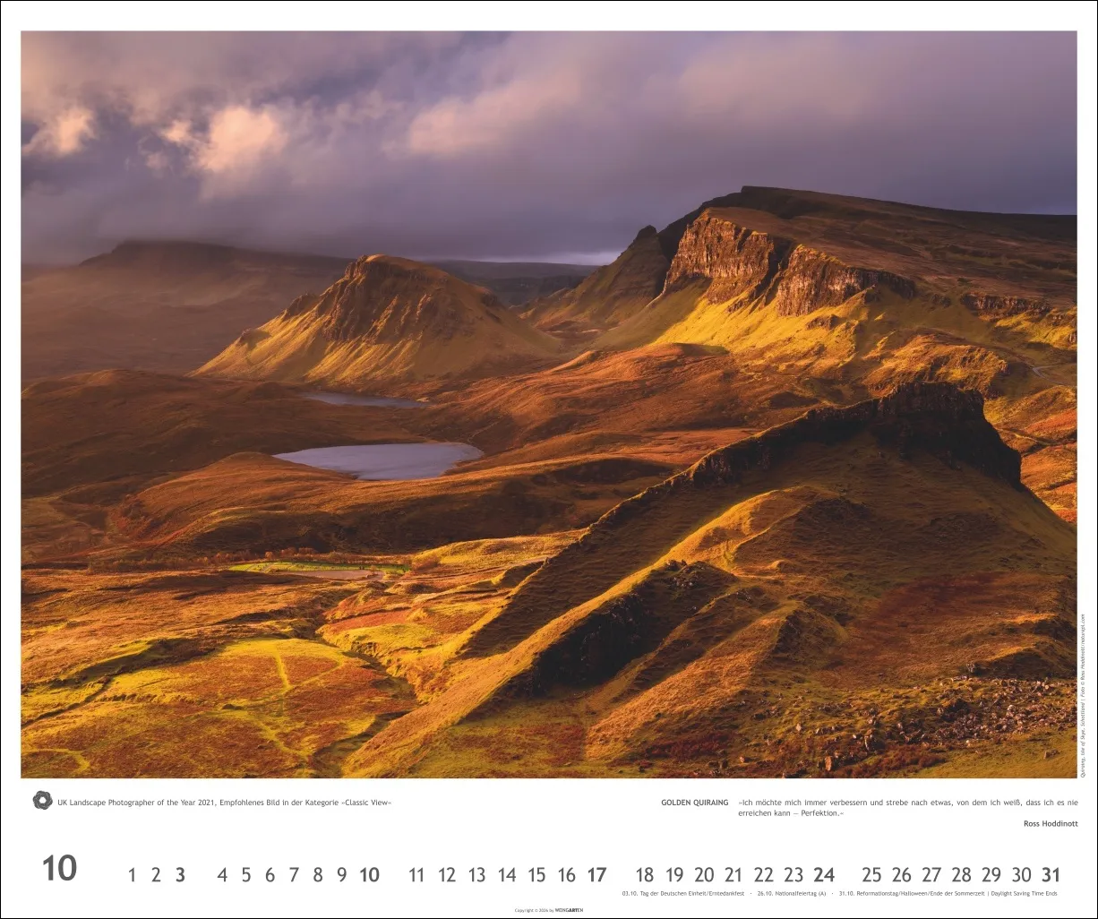 Meisterwerke der Natur Wandkalender 2027 – Bild 11
