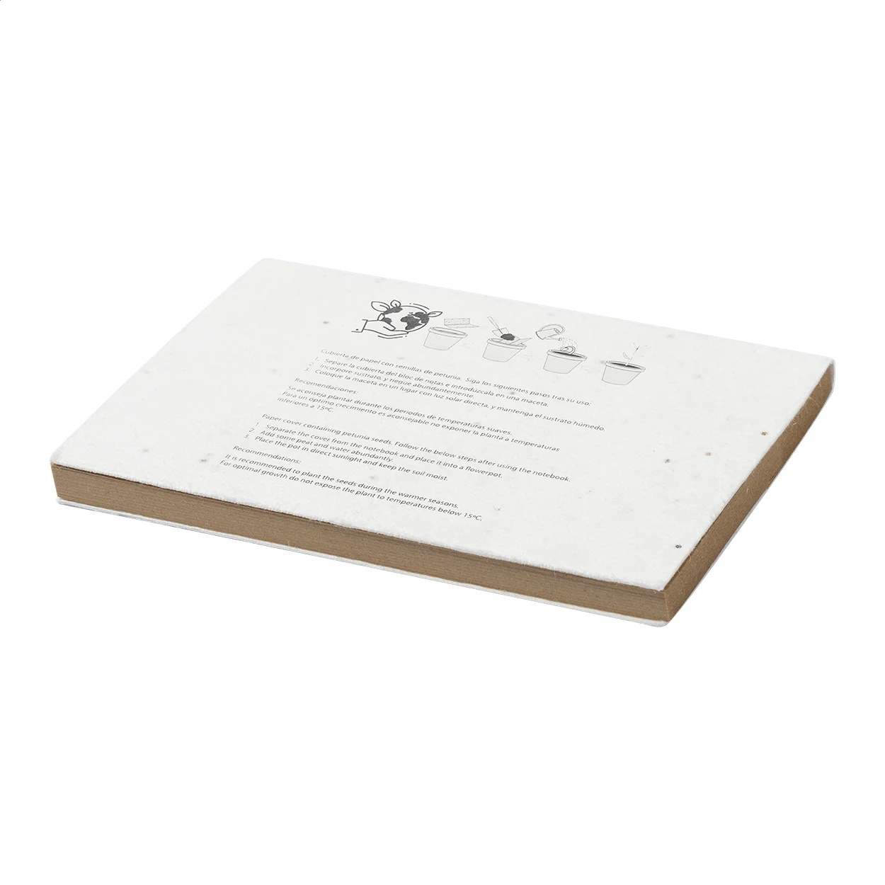 Saatpapier-Haftnotizblock Semeno Stick, natur – Bild 5