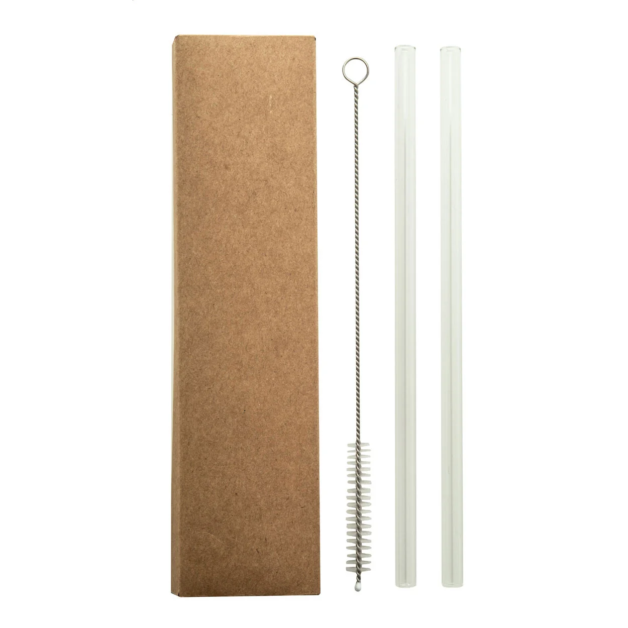 Glas-Trinkhalm-Set GlasSip, transparent – Bild 2