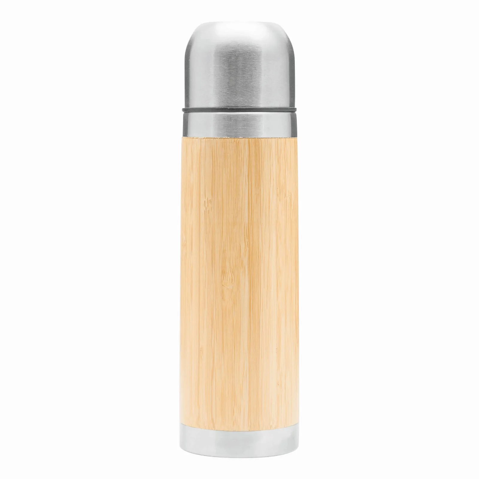 BAMBOO SPACE - Vakuum-Isolierkanne braun, silber, braun, silber – Bild 2