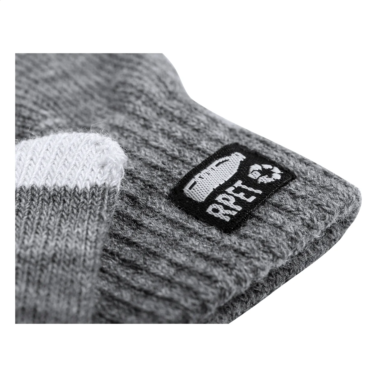 RPET Touchscreen-Handschuhe Retap, aschgrau – Bild 3
