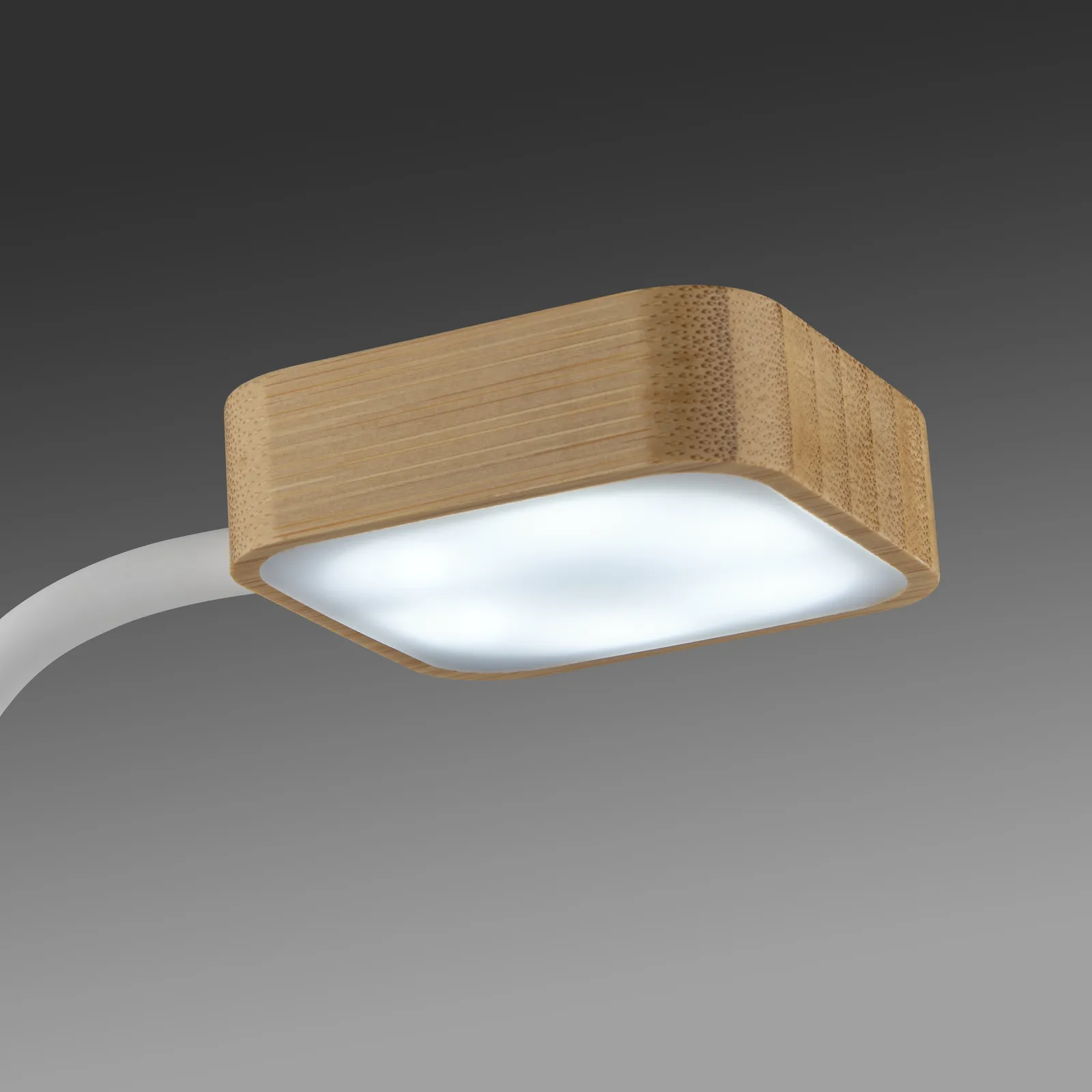 Tisch- & Ladeleuchte "LumiBamboo", natur – Bild 4