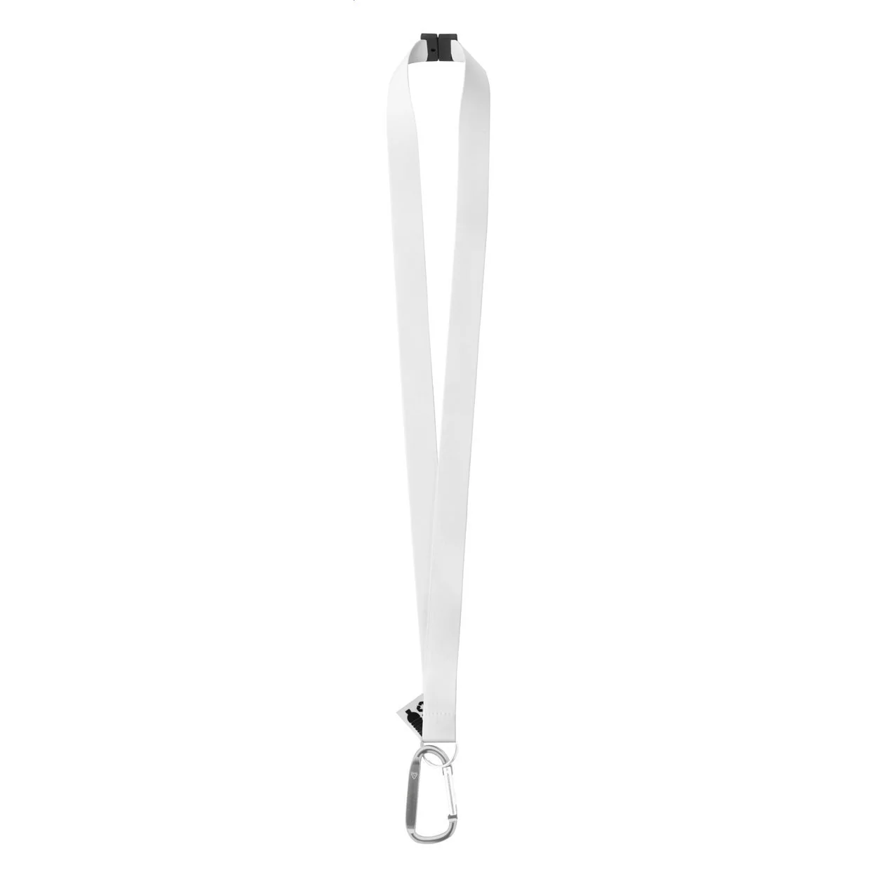Lanyard Subyard XL Safe RPET mit Sublimationsdruck, silber – Bild 2