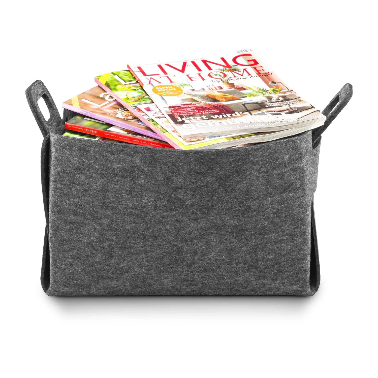 ROMINOX® Vegane Filztasche // Magna, grau – Bild 3
