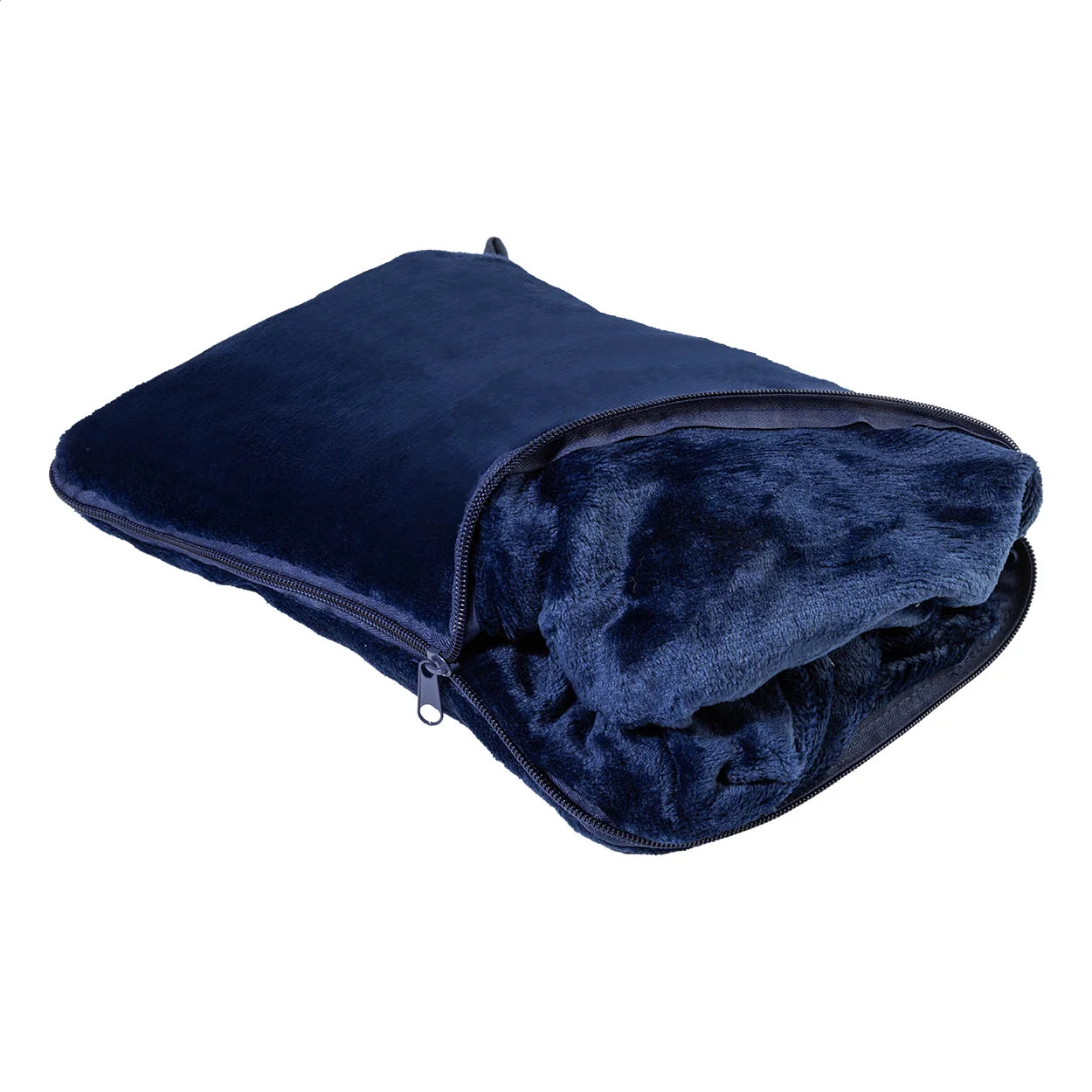 2in1 Reisedecke und -kissen Napwrap, dunkelblau – Bild 7