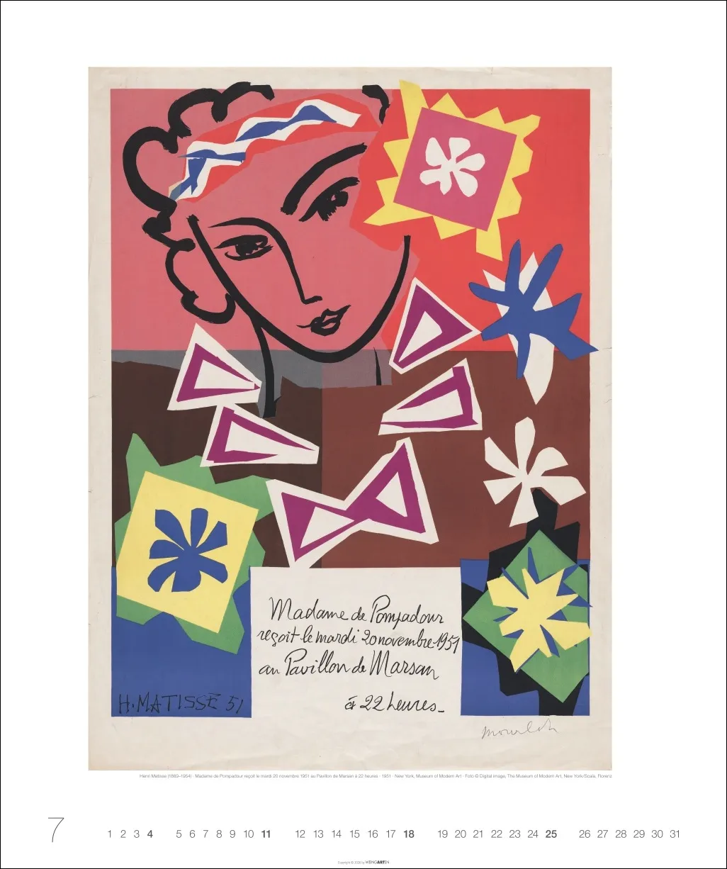 Henri Matisse Edition Wandkalender 2027 – Bild 8