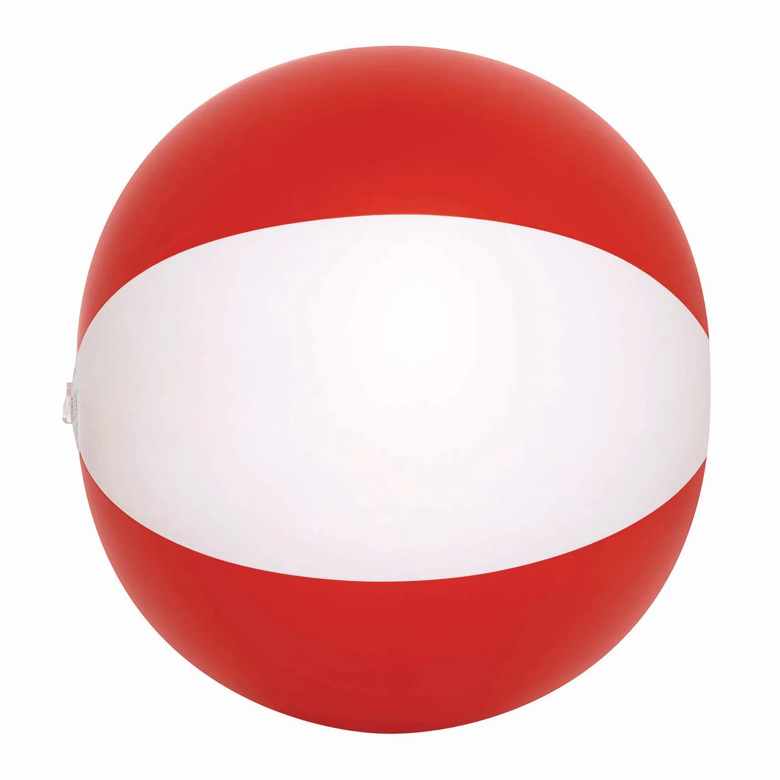 ATLANTIC - Aufblasbarer Strandball, rot, weiß – Bild 2