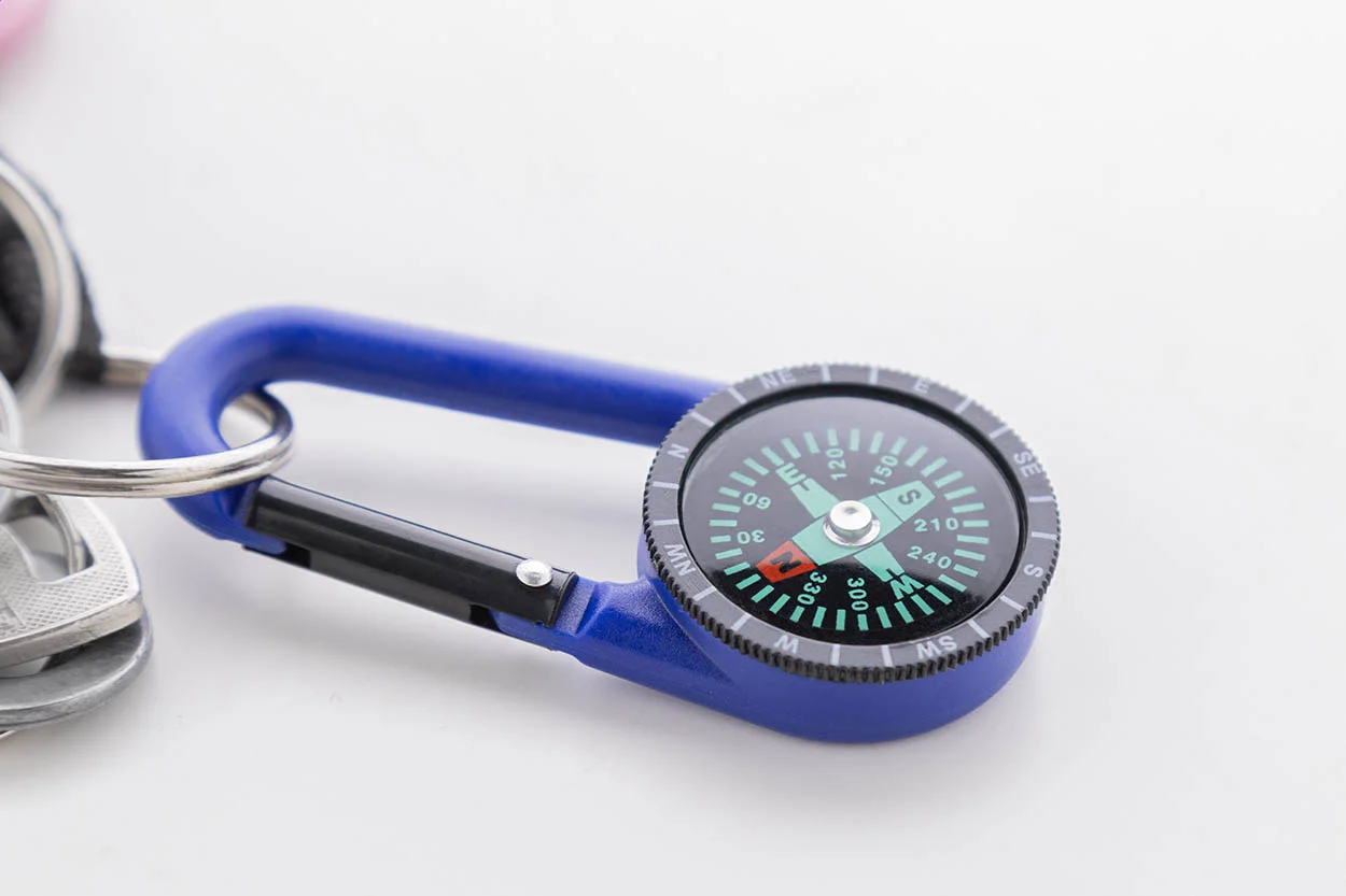 Karabiner Edmund, blau, schwarz – Bild 4