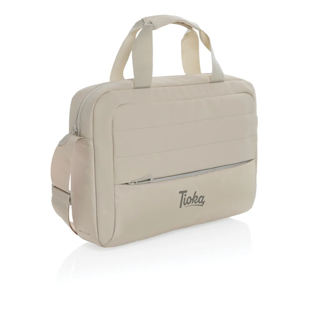 Armond AWARE™ RPET 15.6" Laptop-Tasche, beige – Bild 8