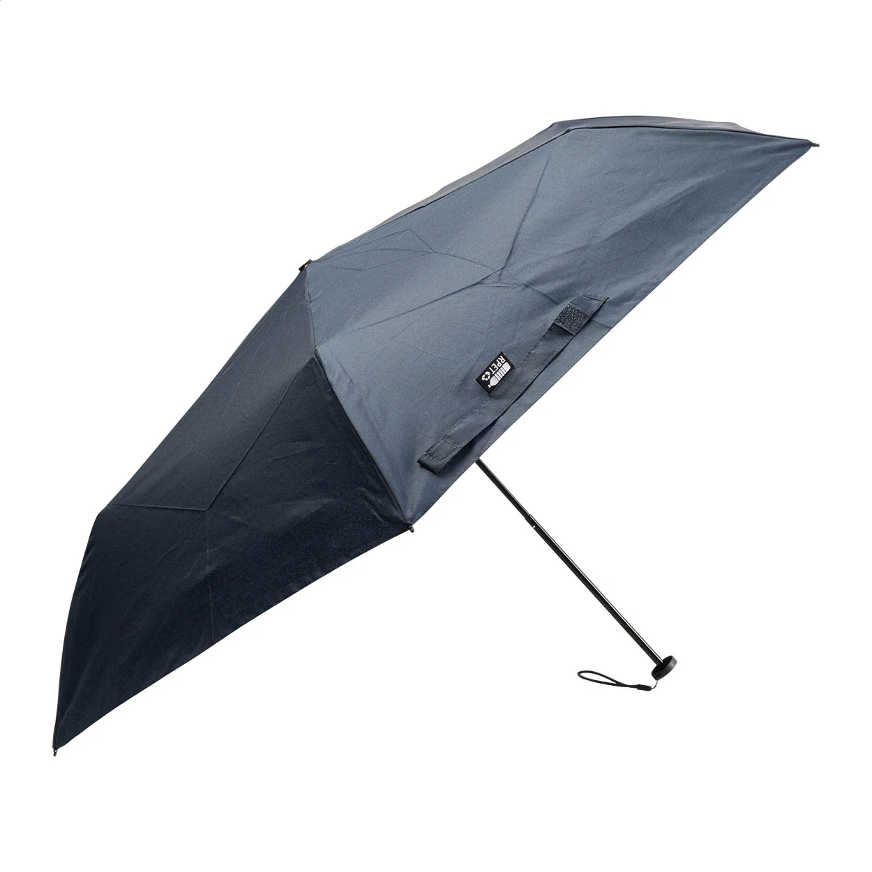 Ultraleichter RPET Taschenschirm Follight, dunkelblau – Bild 5